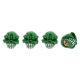 thumbnail image 1 of Tapa de Válvula de Neumático Decorativa 7x20mm Cubiertas de Polvo para Válvula de Neumático Resina Cobre Verde 4 Pcs, 1 of 1