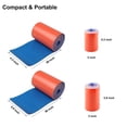 thumbnail image 5 of Emergency Splint - 36" Universal Aluminum Rolled Splint Flexible Resuable Medical Moldable Splint Compact Portable First Aid Suppliers for Camping Hiking (Orange&Blue, Width 4.3"), 5 of 5