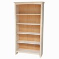 thumbnail image 1 of International Concepts Home Accents Unfinished 60" Shaker Bookcase, 1 of 2