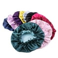 thumbnail image 5 of Travelwant Satin Bonnet Silk Bonnet For Curly Hair Bonnet Braid Bonnet For Sleeping Bonnets For Women Large Double-layer Adjustable, 5 of 7