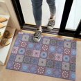thumbnail image 2 of Purple Ethnic Geometric Patchwork Pattern Door Rugs,Washable Non Slip Door Mats Indoor,Decorative Door Mats,Entry Mat Indoor for Entrance,Bedroom,Kitchen,Bathroom,20"x32", 2 of 6