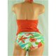 thumbnail image 2 of Tommy Bahama Tankini de 2 piezas con parte inferior floral sólida para mujer, rojo, XS, 2 of 2