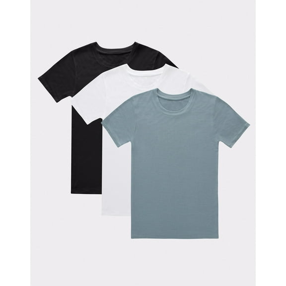 Hanes Originals Boys' SuperSoft T-Shirt, Assorted, 3-Pack XL