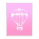 thumbnail image 1 of Stupell Home D?Cor Gráfico Globo Aerostático Blanco Y Rosa Placa De Pared Arte 10 X 0.5 X 15 Orgullosamente Hecho En Estados Unidos, 1 of 1