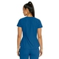 thumbnail image 2 of Barco Grey's Anatomy Edge GET018 Women's Nova Four Pocket Crossover V-Neck Princess Seam Scrub Top New Royal XS, 2 of 2