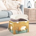thumbnail image 5 of 16.5x12.6x11.8in Foldable Flip-Top Storage Bin, Dustproof Magic Tape Closure, Ideal for Home & Toy Organization，Cat, 5 of 7