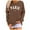 Z1-Coffee, variant on zaveiop Oversized Sweatshirt for Women Crewneck California Long Sleeve Casual Fleece Tops Graphic Hoodies Pullover Sweater (Beige, S)