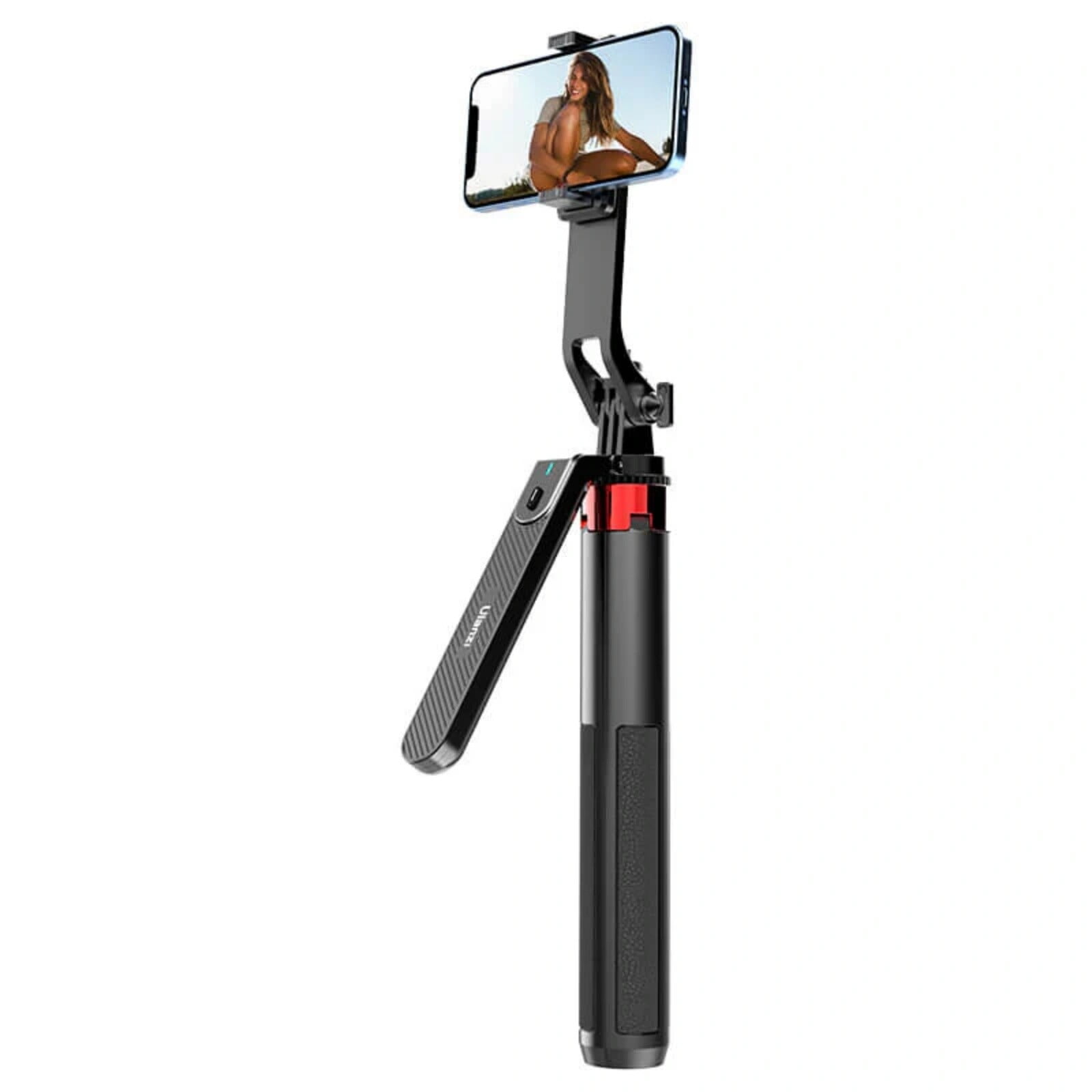 Ulanzi MA09 Bluetooth Selfie Stick Tripod – 3-in-1 Extendable Phone Stand for iPhone, Android, GoPro & Action Cameras
