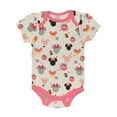 thumbnail image 5 of Disney Minnie Mouse 3 Pack Bodysuit Set (Baby Girls), 5 of 5