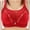 Red, variant on Womens Clearance under $10 2025 Clearance! asdoklhq Sports Bras for Women,Plus Size Wire Free Push Up Hollow Out Bra Underwear