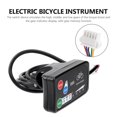 thumbnail image 4 of BRIGHTFUFU Bike Display Controller Bicycle Instrument Panel ABS Copper Gear Monitoring 1 Set, 4 of 7