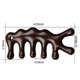 thumbnail image 3 of 2 Pcs Natural Wooden Combs, Scalp Massage Combfine Tooth Wooden Comb, Anti Static Wood, For Head Caring Relaxation Acupoint Massage And Styling, Comb, 3 of 5
