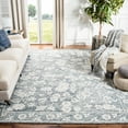thumbnail image 2 of SAFAVIEH Capri Serenity Floral Wool Area Rug, Blue/Ivory, 8' x 10', 2 of 8