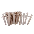 thumbnail image 4 of Natural Wood Popsicle Sticks - Craft Stick - Great for Arts and Crafts - People Shape, 4 of 5