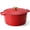 Red 5QT, variant on Carote 4.5QT Enamel Cast Iron Dutch Oven, 9.5 Inch Round Soup Pot with Lid, Induction Compatible,Red