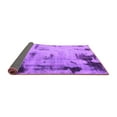 thumbnail image 2 of Ahgly Company Indoor Square Abstract Purple Modern Area Rugs, 7' Square, 2 of 4