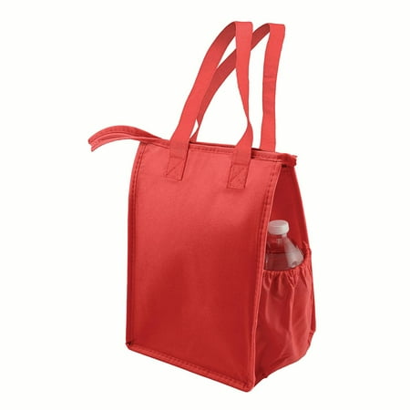Eco Lunch - KC Caps Eco-Friendly Lunch Tote - Insulated Hot and Cold Cooler Bag with Zip Closure