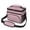 Red and White, variant on Brown and Black Checkered Pattern Insulated Lunch Box for Women Men, Medium Leakproof Cooler Bag with Adjustable Strap, 10"x6.7"x8"