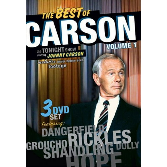 The Best of Carson, Volume 1 (DVD, 3-Disc Set) NEW