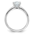 thumbnail image 2 of Auriga Fine Jewelry 14K White Gold 1 1/2ct. G-H-I True Light Oval Moissanite Solitaire Ring for Women Size 7, 2 of 4