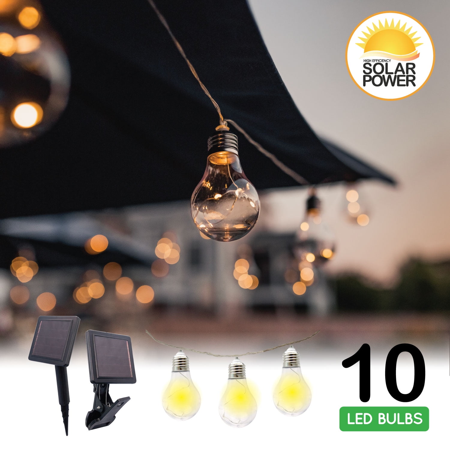 Early Edisons Solar String Lights