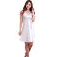 thumbnail image 1 of QJUHUNG Women‘s Satin Comfortable Slip Dress, 1 of 4
