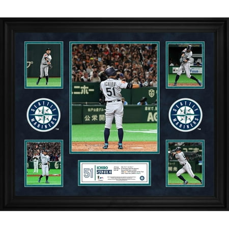 Ichiro Suzuki Frame - Ichiro Suzuki Seattle Mariners Framed 20