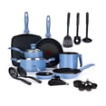 thumbnail image 1 of Batería de Cocina T-FAL SUPERCOOK TITANIUM 23 piezas Azul B952SN84, 1 of 4