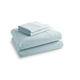 thumbnail image 4 of Hotel Style 600 Thread Count Blue Solid Cotton Pillowcase, King (2 Count), 4 of 9