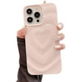 thumbnail image 7 of Designed for iPhone Case,Cute Water Ripple Shape Love Heart Camera Lens Protection Shockproof Protective Cover Phone Case (White,iPhone 14 Pro), 7 of 7