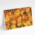 thumbnail image 1 of Carolines Treasures 8976GCA7P Résumé en Orange & Verts Cartes de Vœux et Enveloppes - Pack de 8, 1 of 1