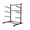 Black-3 Layers, variant on Kayak Storage Rack, Freestanding Heavy Duty Kayak Stand with Wheels for Kayak, Canoe, Surfboard and Paddleboard, 3-Tier Garage and Outdoor Storage Rack, Black