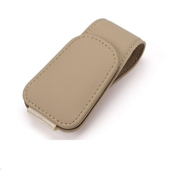 Shetay Sunglasses Holders for Car Sun Visor, Magnetic Leather Sunglasses Holder and Ticket Card Clip for Car, Visor Sunglasses Holder Clip Car Accessories for Truck