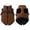 Coffee, variant on Dog Winter Coat Built-In Harness Warm Wind Resistant Windproof for Frenchie(Beige,XL)
