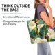 thumbnail image 2 of Balery Tropical Floral Jungle Bolsa Tote Estilo Estético con Cremalleras, Bolsa de Hombro, Bolsa de Compras Grande y Plegable, 2 of 8