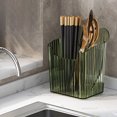 thumbnail image 4 of WRKEKC Clearance Wall-Mounted Kitchen Storage Box, No-Drill Adhesive Organizer for Spices or Utensils, Clear Design, 4 of 6