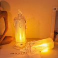 thumbnail image 2 of Candle Lamp Pearl Paper Rippled Light Atmosphere Lamp Desktop Decoration Night Light Shooting Props, 2 of 5