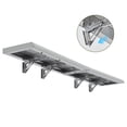 thumbnail image 1 of GloryStar Étagère de Service de Concession Rabattable et Pliante, Support en Acier Inoxydable à Bord Trapézoïdal pour Roulotte, Fenêtre de Service, Restaurant Ou Garage, 1 of 8
