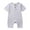 Light Gray, variant on Esaierr Newborn Toddler Boys Girls Onesies Baby Bodysuit Crawling Suit for 0-24M Infant Solid Cotton Color Short Sleeve Bodysuits