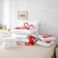 thumbnail image 4 of YST Watercolor Flamingo Bedding Comforter Set, 7-Piece, Full, 4 of 4