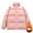 Pink, variant on Men's Down-filled Cotton Coat with Stand-up Collar, New Winter Style, Hong Kong Style, Loose Fit, Plus Size, Youth Cotton-padded Jacket, Hooded Puffer Jacket Black L