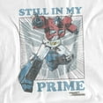 thumbnail image 2 of Transformers Father's Day Dad Still In My Prime Unisex Adult Canvas Brand T Shirt, White, Medium, 2 of 4