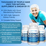 Healthy Kidney Kidney Restore: Kidney Detox Supplement plus Vitamins, for Normal Nutrition, Function & Health