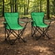 thumbnail image 2 of Sillas Plegables para Camping Pesca Playa y Exteriores de Lona Impermebale con Porta Vaso Ligera - Sillas para Exterior Ergonomica con Estructura de Acero y Funda Transportadora Set 2 Sillas, 2 of 7