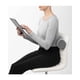 thumbnail image 5 of Almohada de viaje Brookstone Free Form de espuma viscoelástica gris, 5 of 7