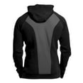 thumbnail image 6 of SGFCWSX Mens Quarter Zip Pullover Fleece Hoodie Men Athletic with Pocket Warm Hooded Sweatshirt Black Size L, 6 of 9
