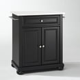 thumbnail image 3 of Alexandria Granite Top Portable Kitchen Island/Cart, 3 of 11