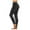 Black, variant on Tuphregyow Women's Slim Elastic Yoga Pants Elegant Soft Athletic Workout Yoga Trousers Solid Trendy New Style Training Mid Waist Stretch Leggings Pants Black S