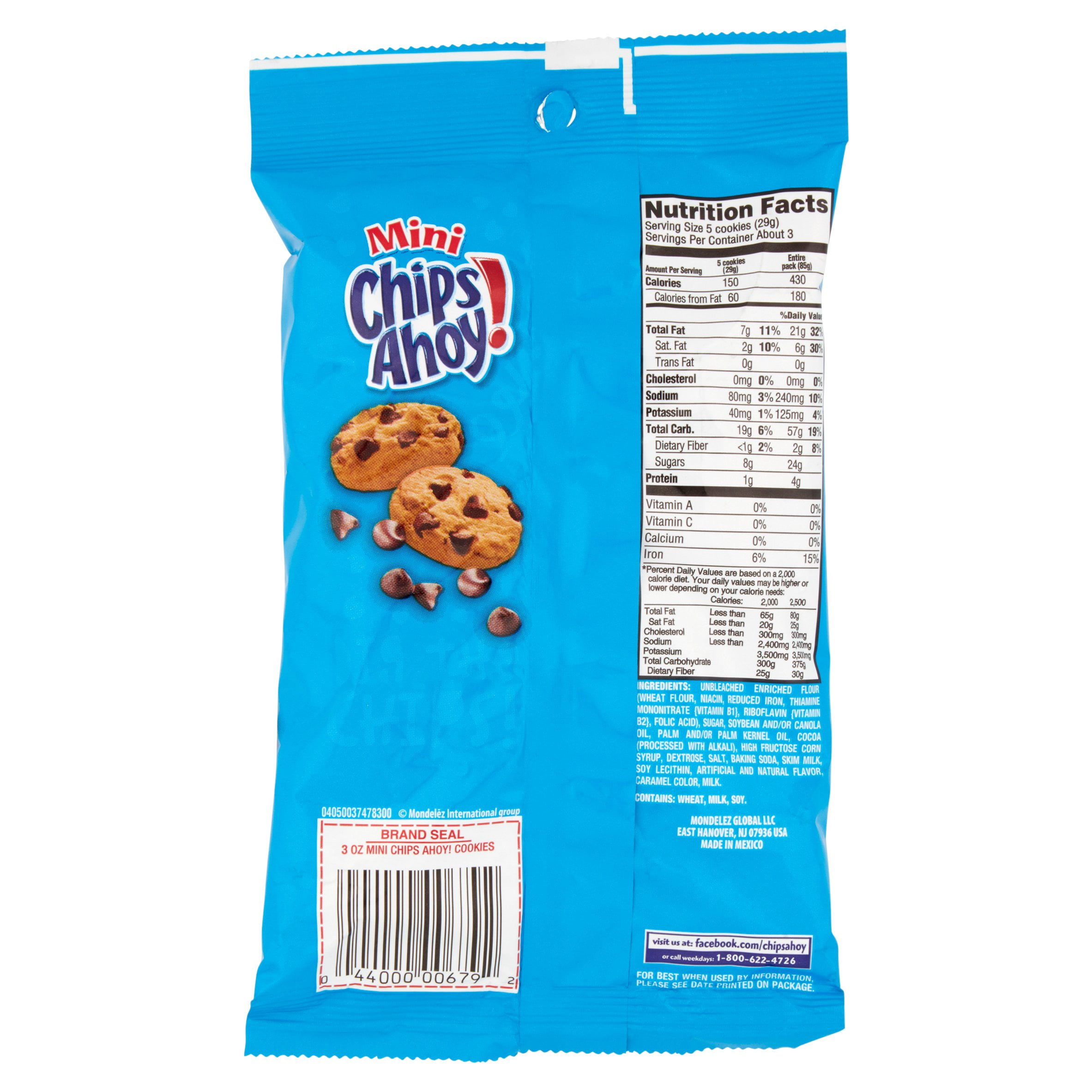 Chips Ahoy Nutrition Facts Label Blog Dandk