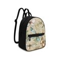 thumbnail image 2 of Eheartsgir Butterflies Design Mini Backpack with Lightweight Zipper Closure Small Backpack for Daily Use, Polyester Ladies Shoulder Backpack for Walk, 2 of 8